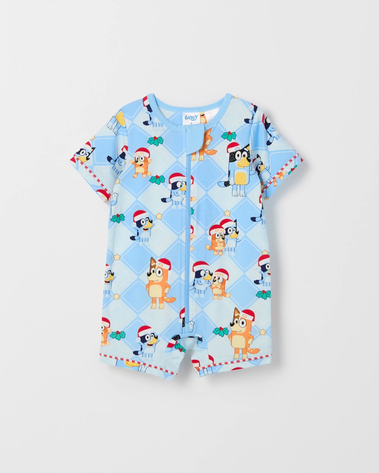 Baby Australian Cotton Christmas Romper - Bluey 4 of 5