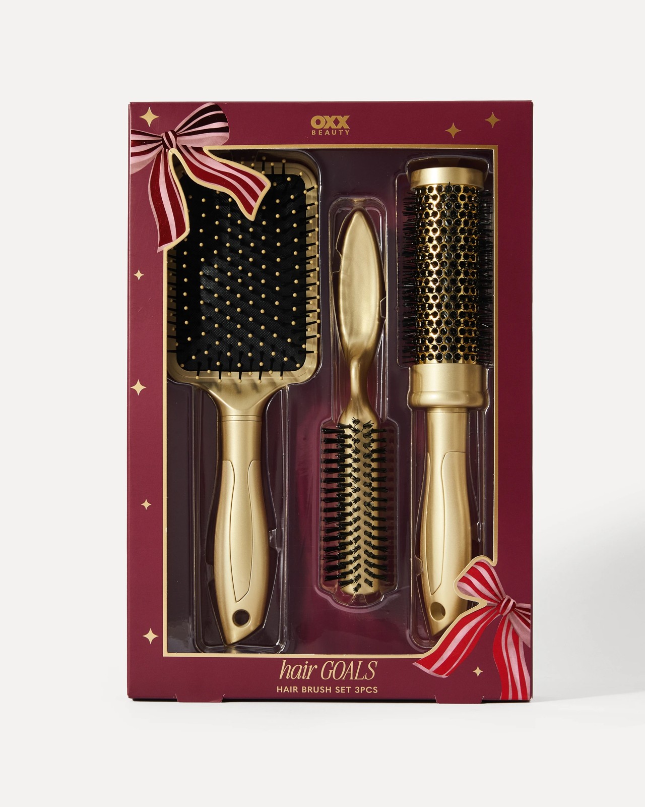 OXX Beauty 3 Piece Hair Goals Hair Brush Set 5 of 6