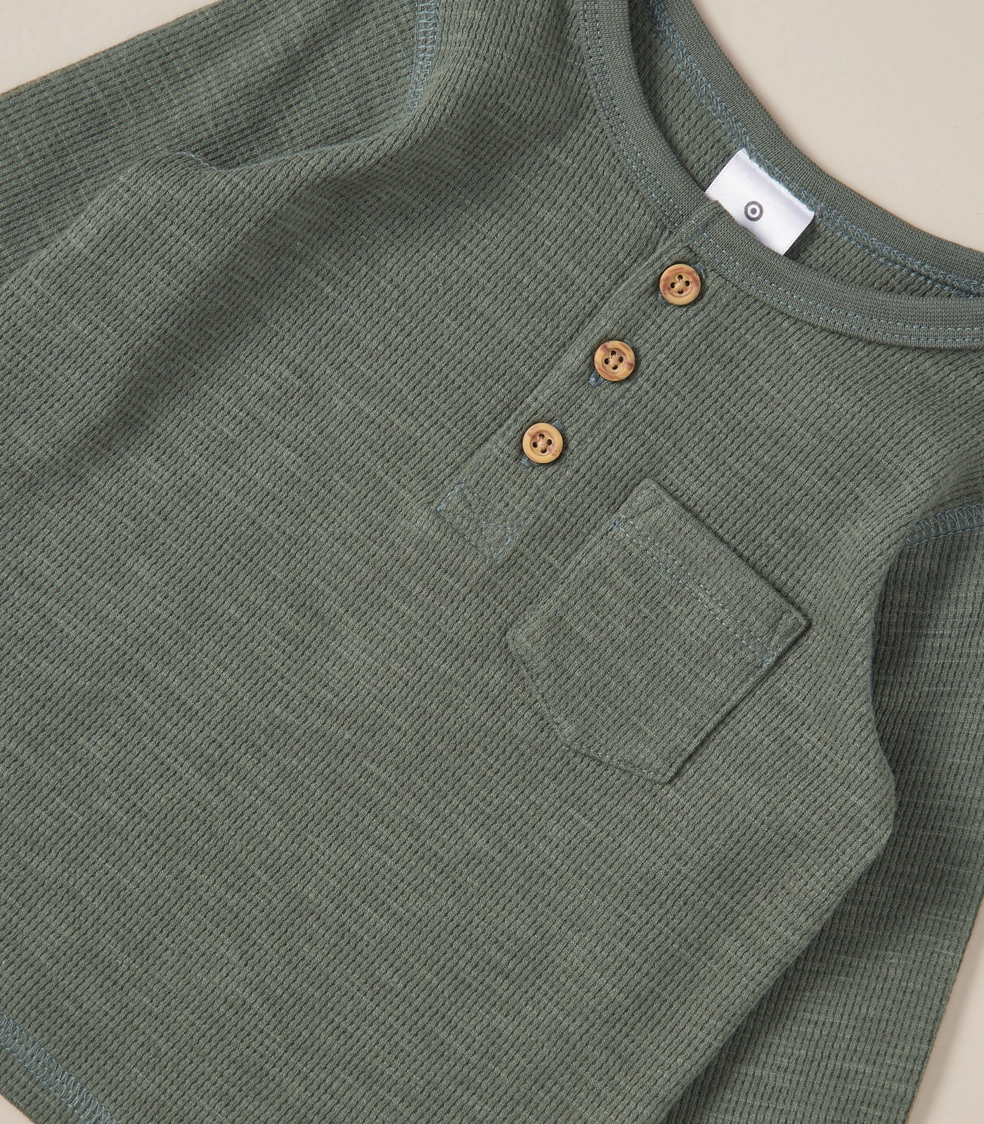 Baby Henley Waffle Top 4 of 6