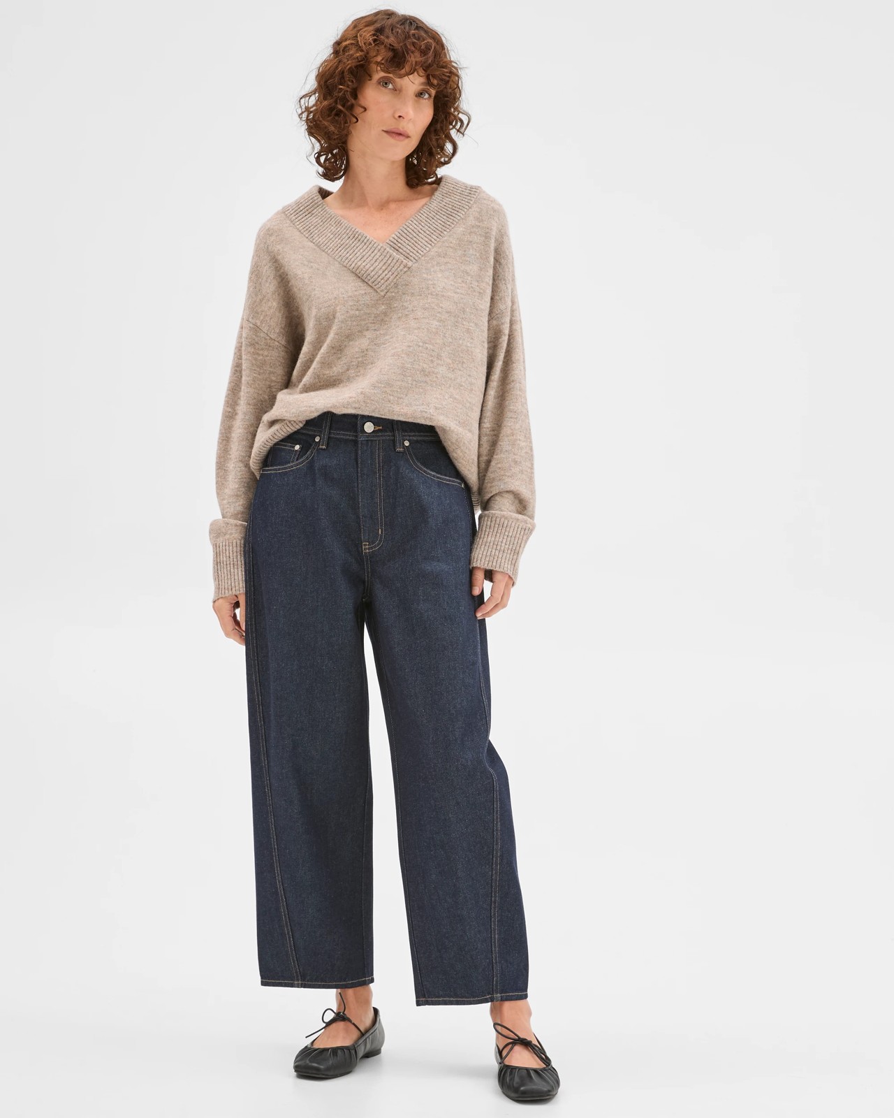 Harper Barrel Leg Denim Jeans 4 of 5