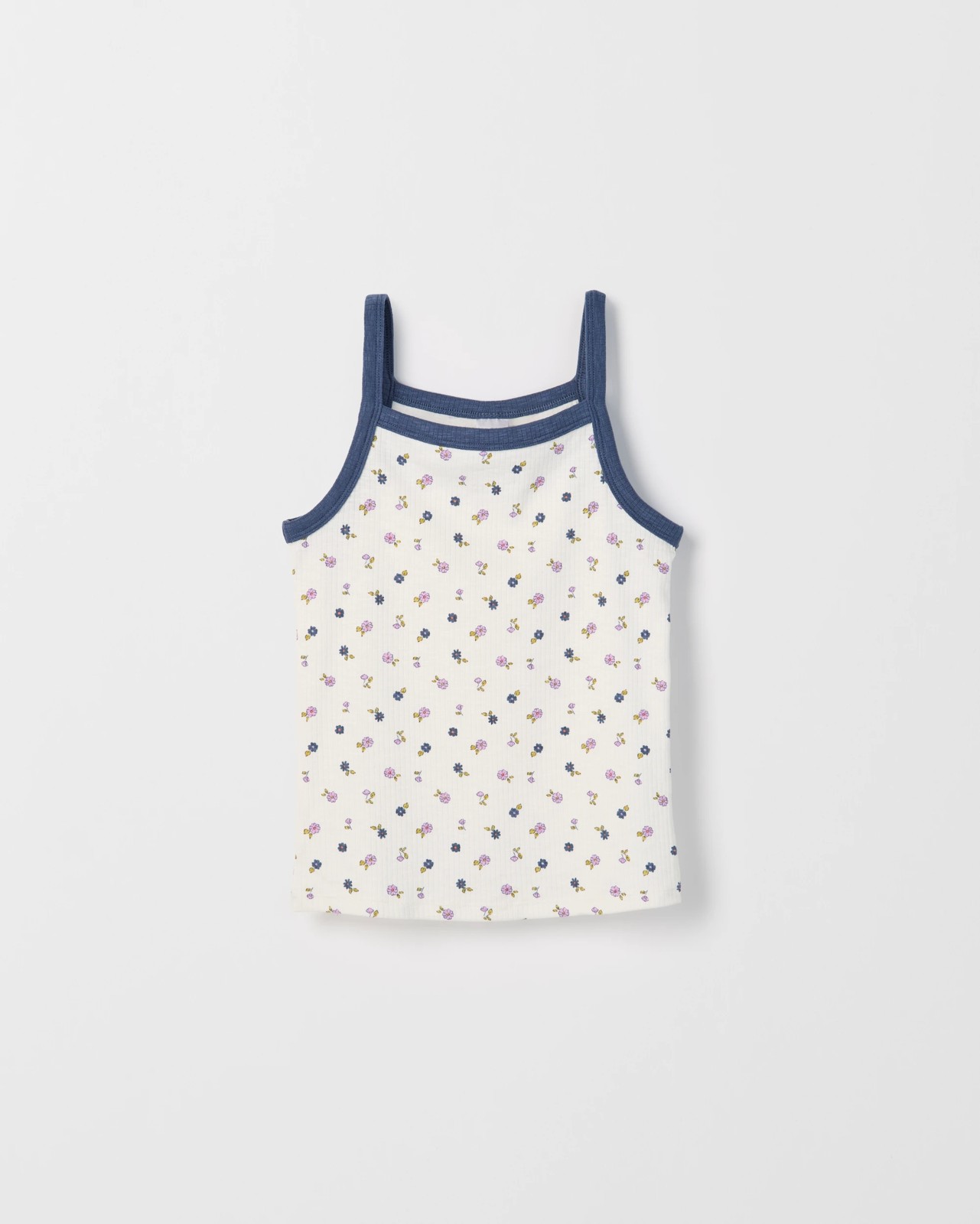 Essential Slub Rib Singlet - Ditsy 5 of 6