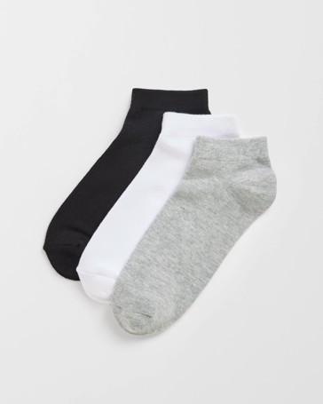 Womens Bamboo Low Cut Socks 3 Pack