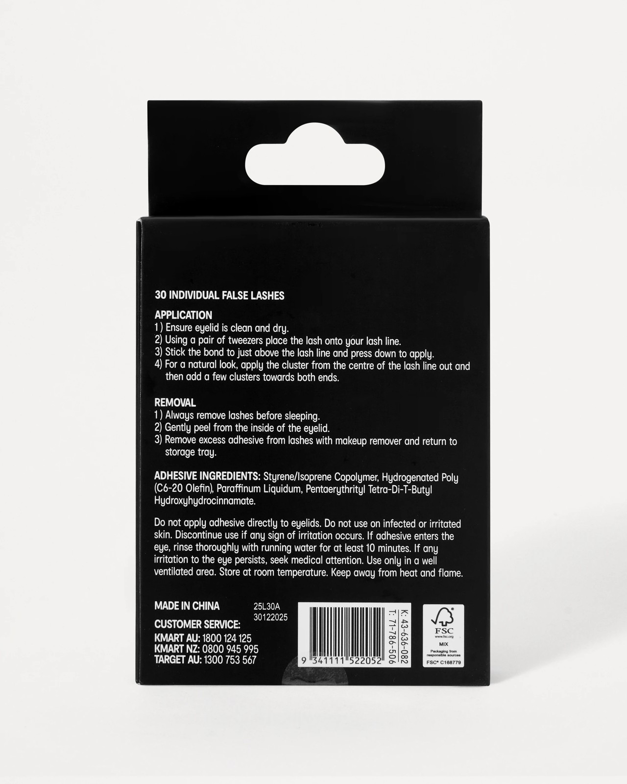 OXX Cosmetics 30 Pack Pre-glued False Lashes - No. 313 5 of 5