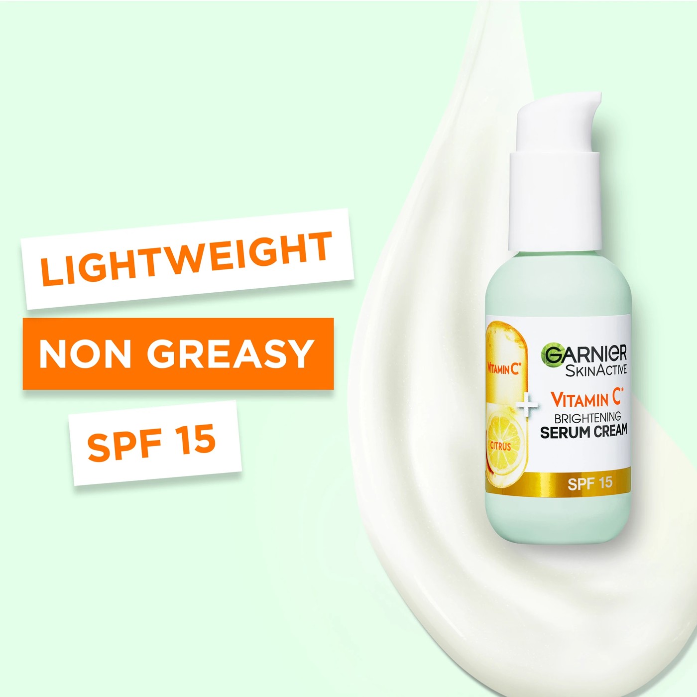 Garnier SkinActive 2 in 1 Brightening Serum Cream 50ml - Vitamin C 4 of 5
