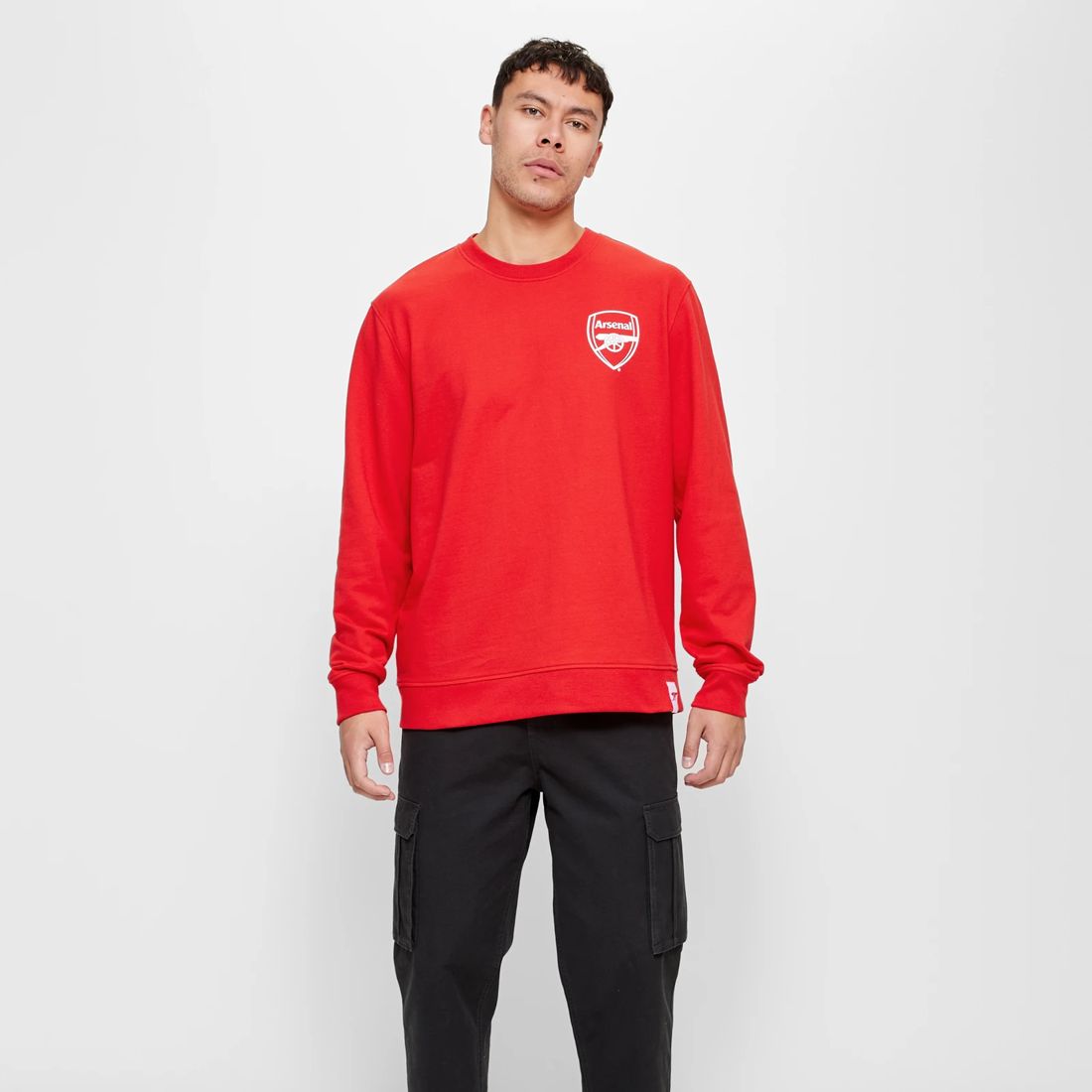 Arsenal Print Crew Jumper Target Australia