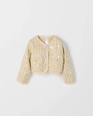 Sequin Blazer Boucle Jacket