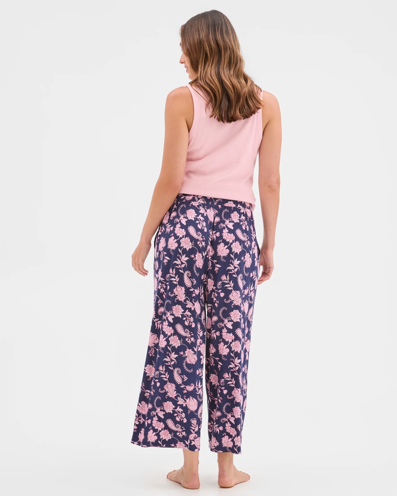 Soft Comfort Bamboo Culotte Sleep Pants 3 of 4