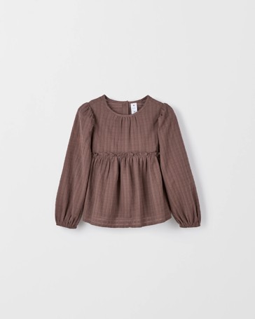 Long Balloon Sleeve Blouse