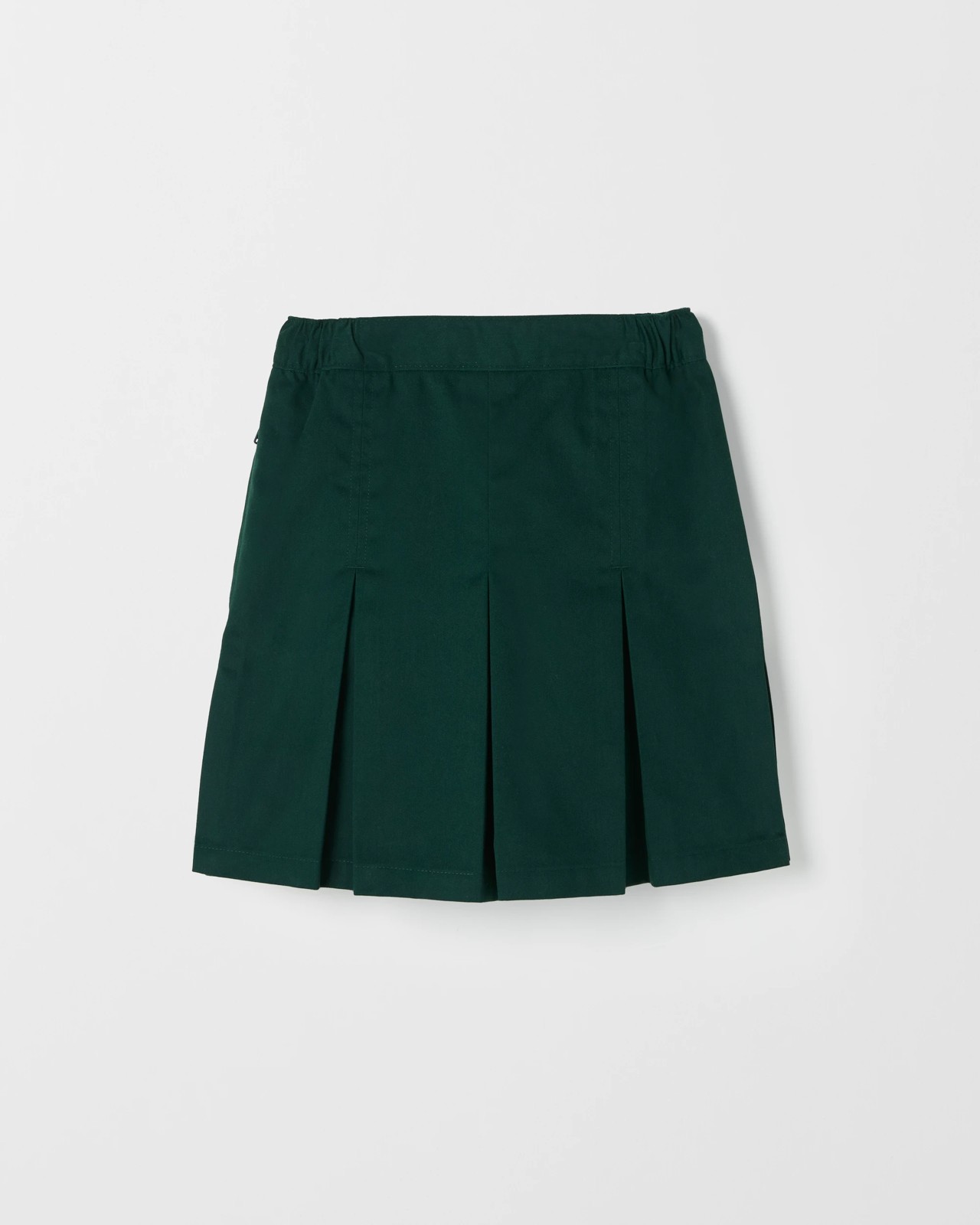 Australian Cotton Blend School 2 Pack Drill Skort - Bottle Green 4 of 5