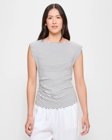 Australian Cotton Side Tuck Top
