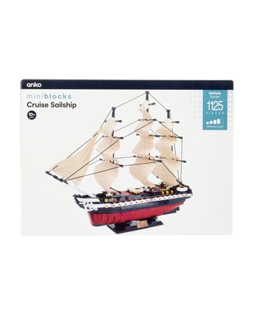 1125 Piece Mini Blocks Vehicle Series: Cruise Sailship