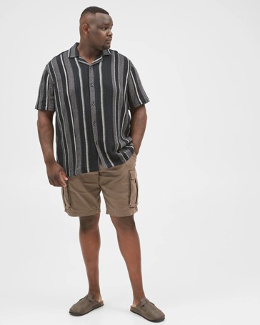 Plus Size Australian Cotton Cargo Shorts