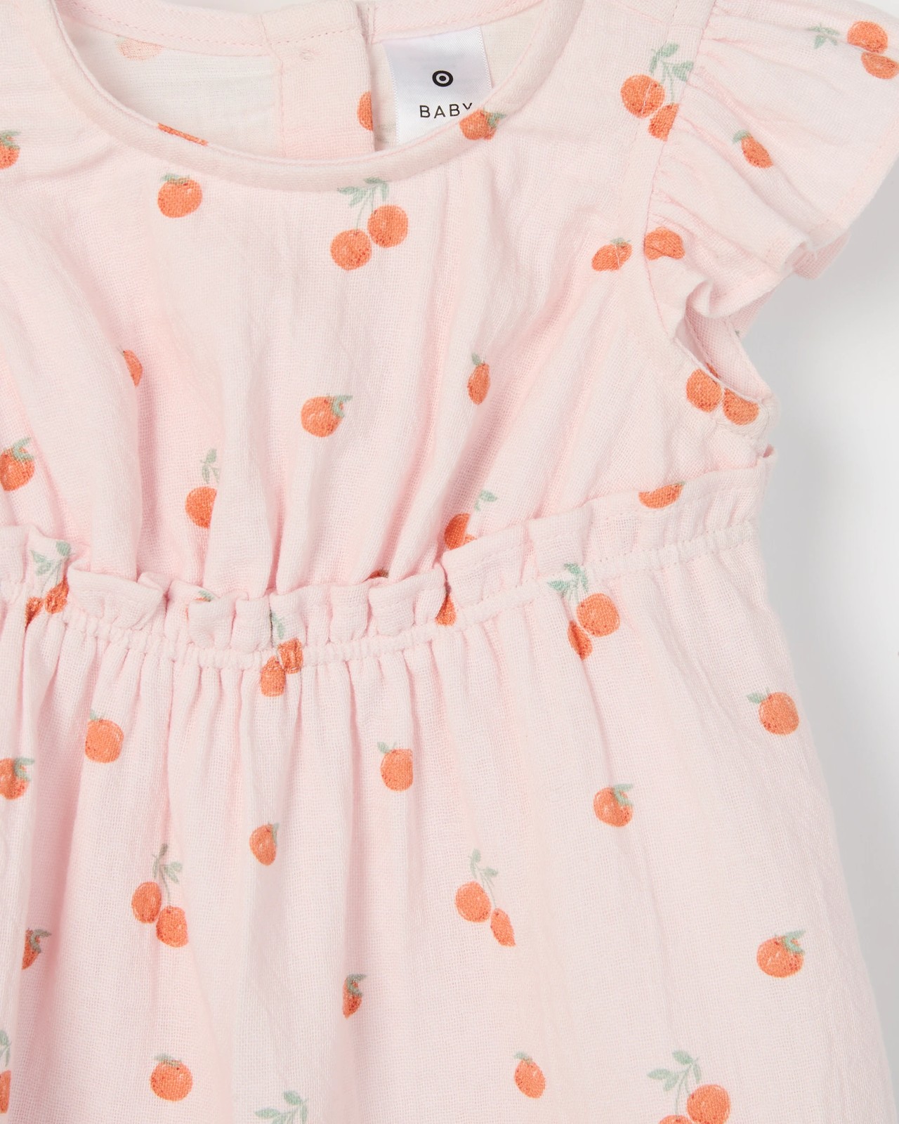 Baby Crinkle Top & Pants 2 Piece Set - Pink 5 of 5