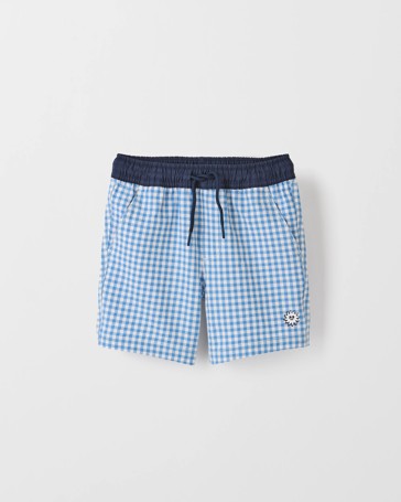 Gingham Swim Boardshorts
