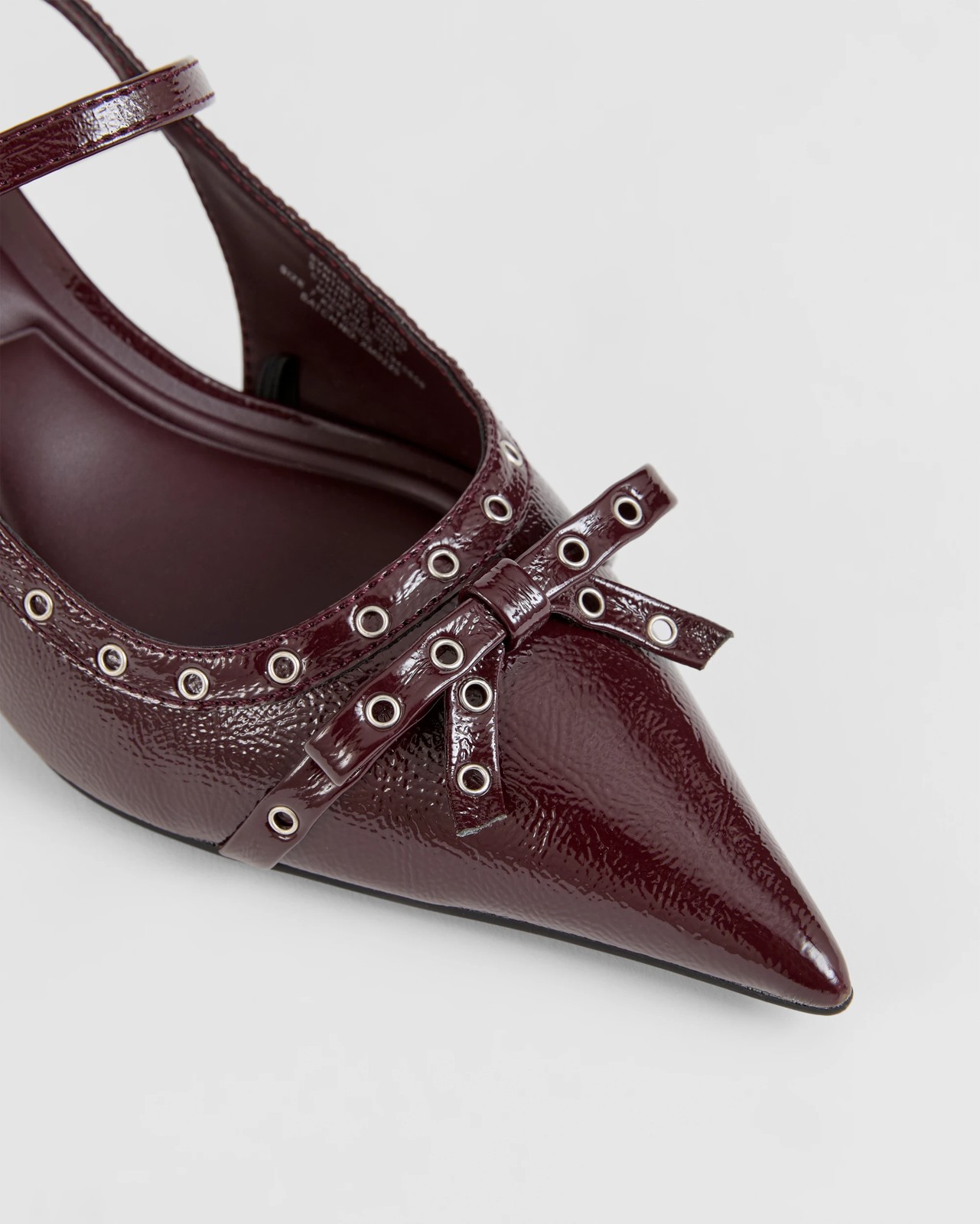Eyelet Sling Back Kitten Heel 3 of 3