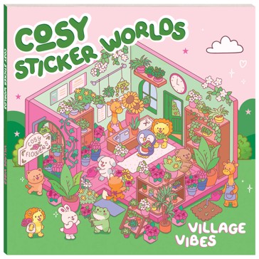 Cosy Sticker Worlds: Village Vibes - Book