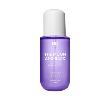 Designer Brands The Moon and Back Hair + Body Fragrance Mist 250ml - Hyaluronic Acid, Niacinamide and Pro-Vitamin B5