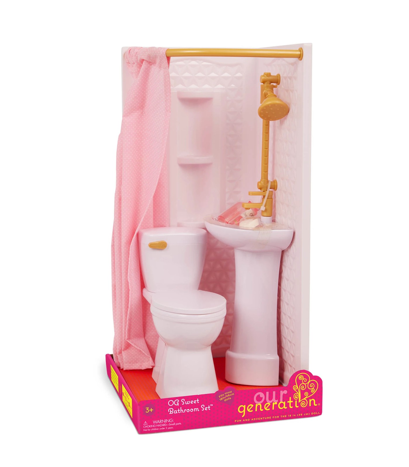 Our generation deals doll bathroom