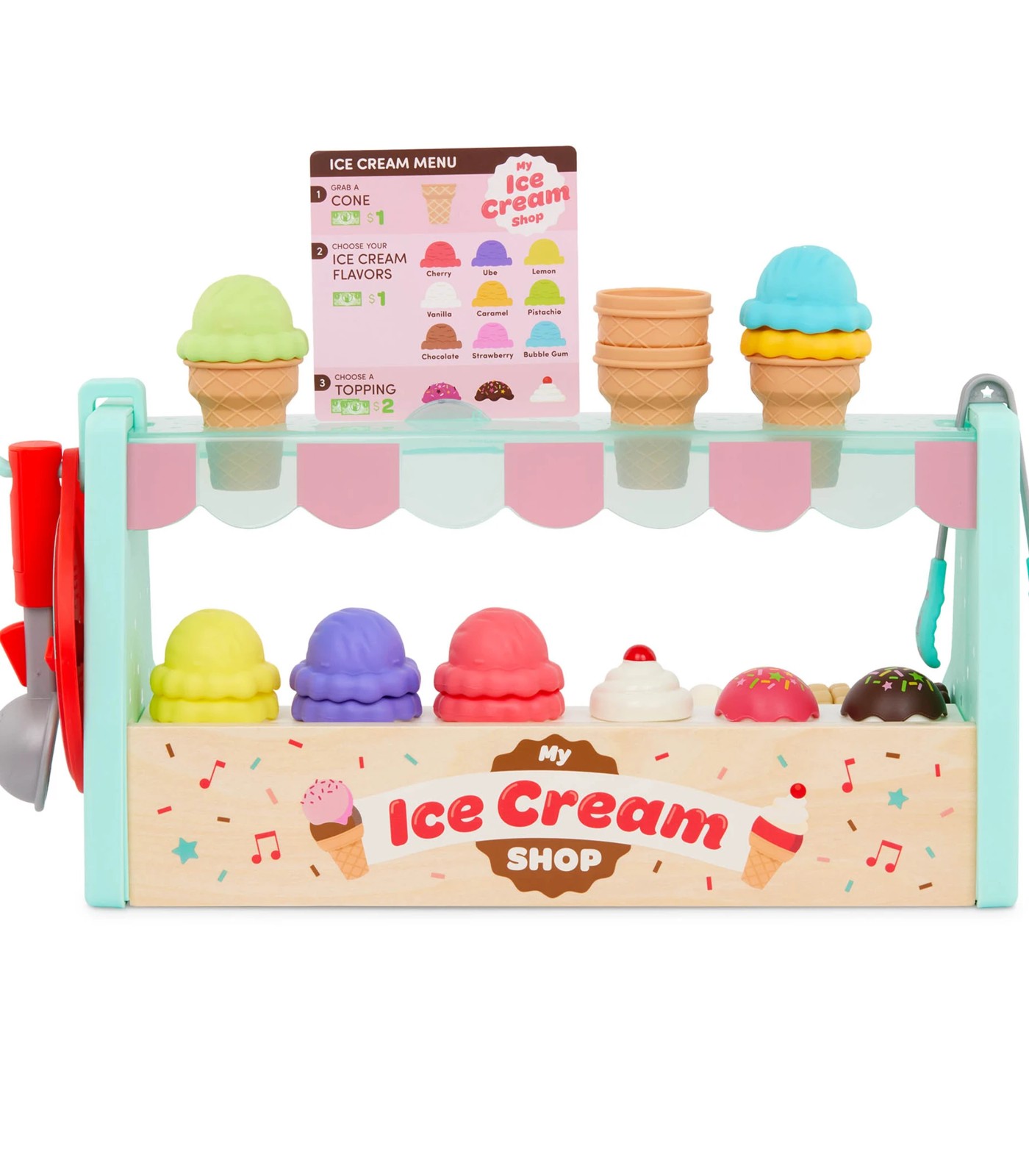 Battat Education My Ice Cream Shop Educational Ice Cream Playset