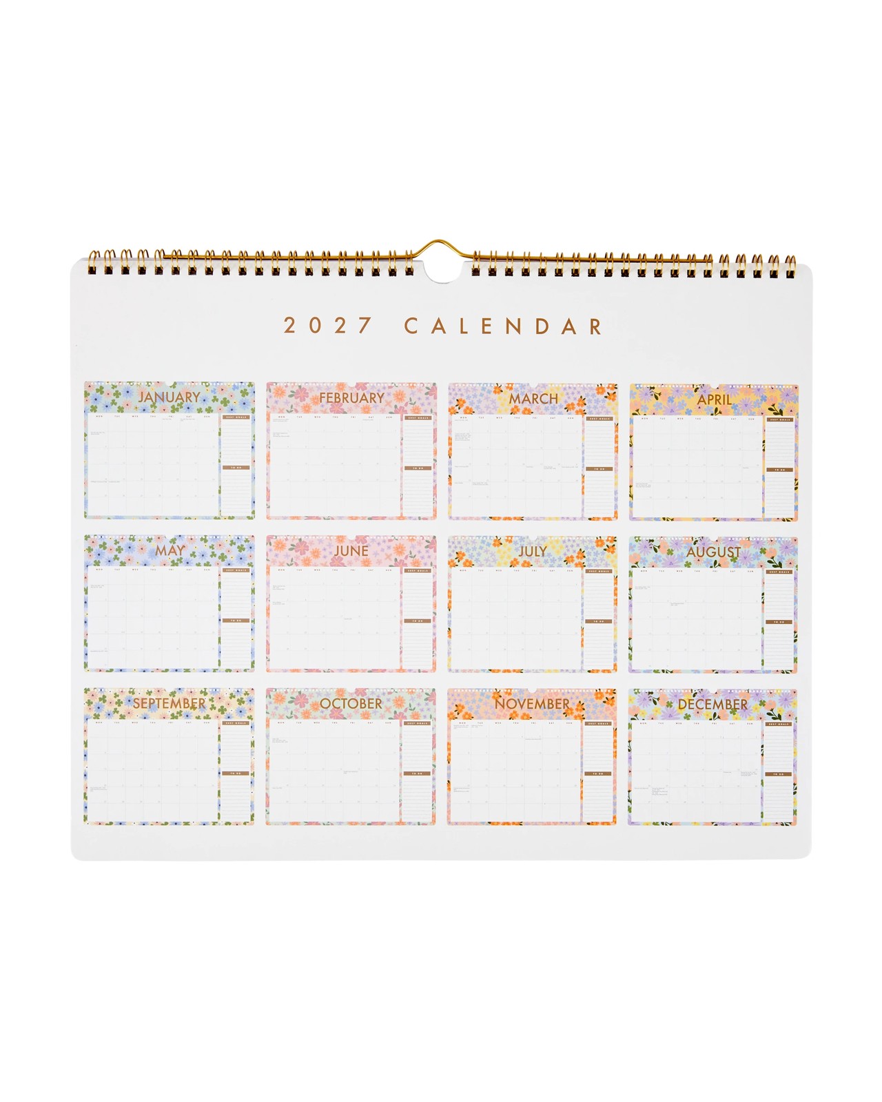 Anko 2027 Wall Flower Calendar 4 of 5