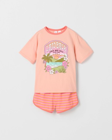 Australian Cotton Older Girls Jersey Pyjama Set