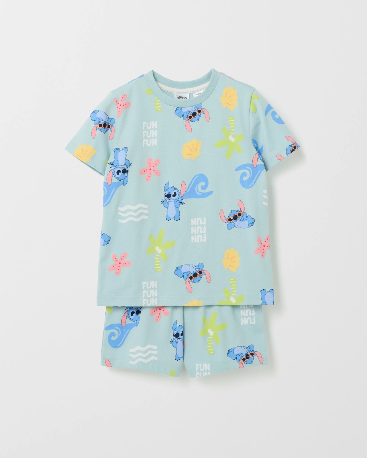 Disney Organic Cotton 2 Pack Younger Girls Pyjama Set - Lilo & Stitch 3 of 4