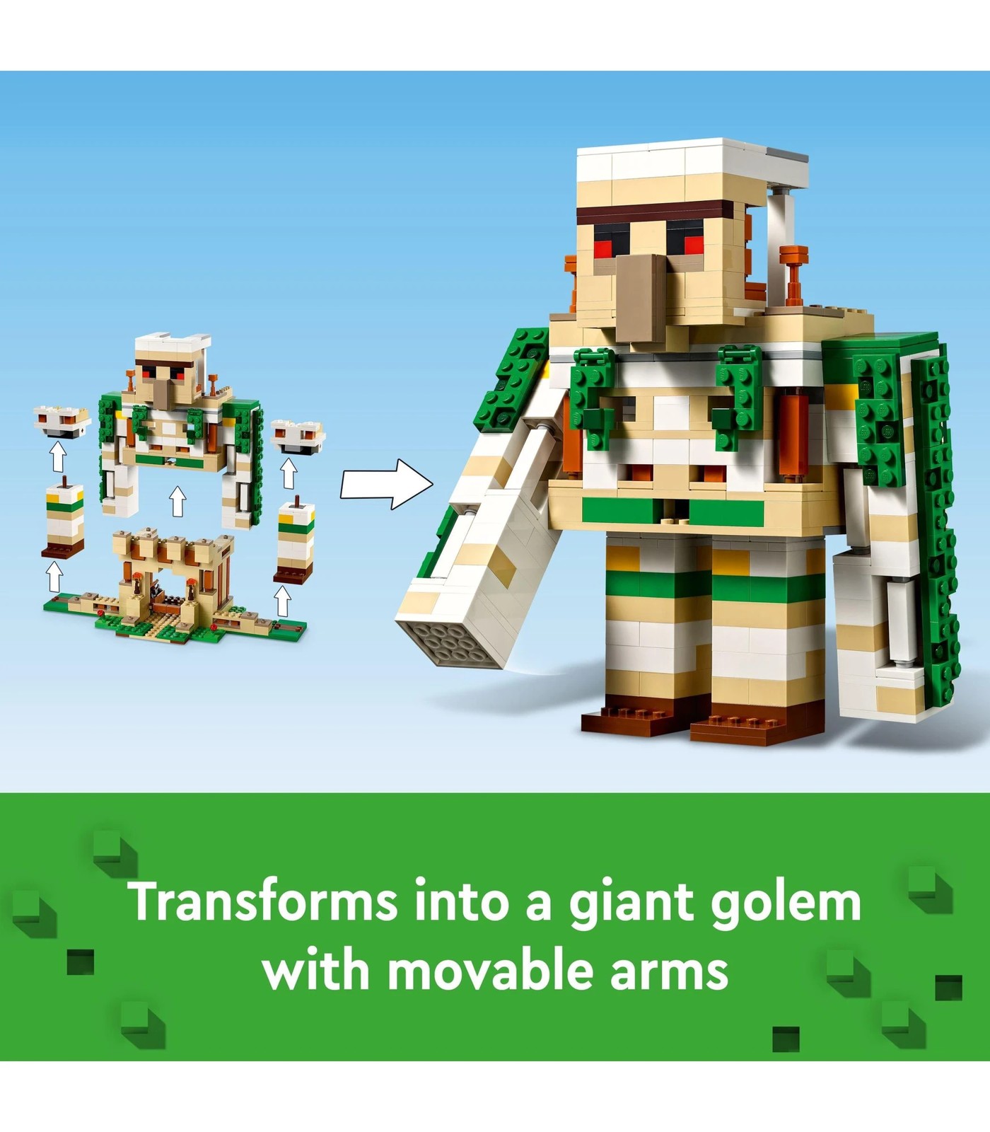 Minecraft discount lego golem