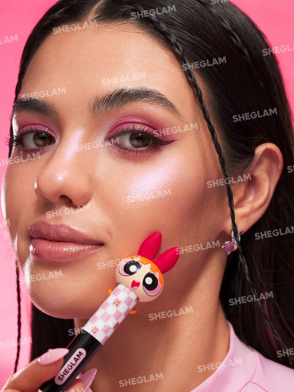 The Powerpuff Girls x SHEGLAM Power-Noia Shimmer Stick - Sugar 3 of 6