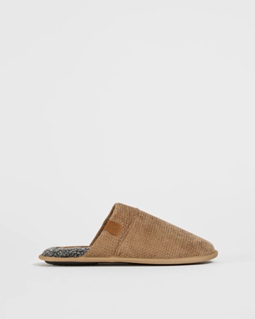 Cord Scuff Slipper
