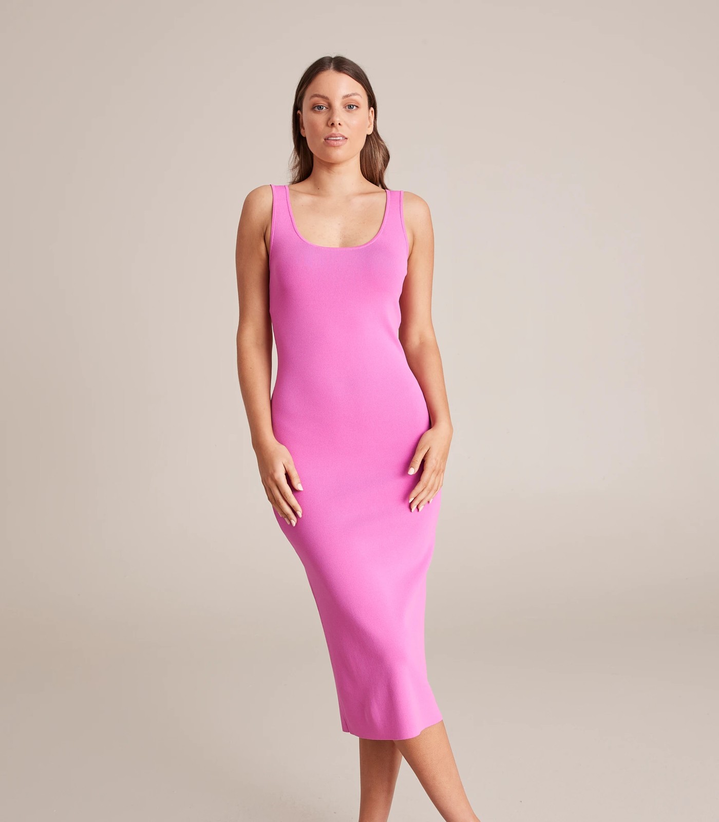 Crepe square discount neck bodycon dress