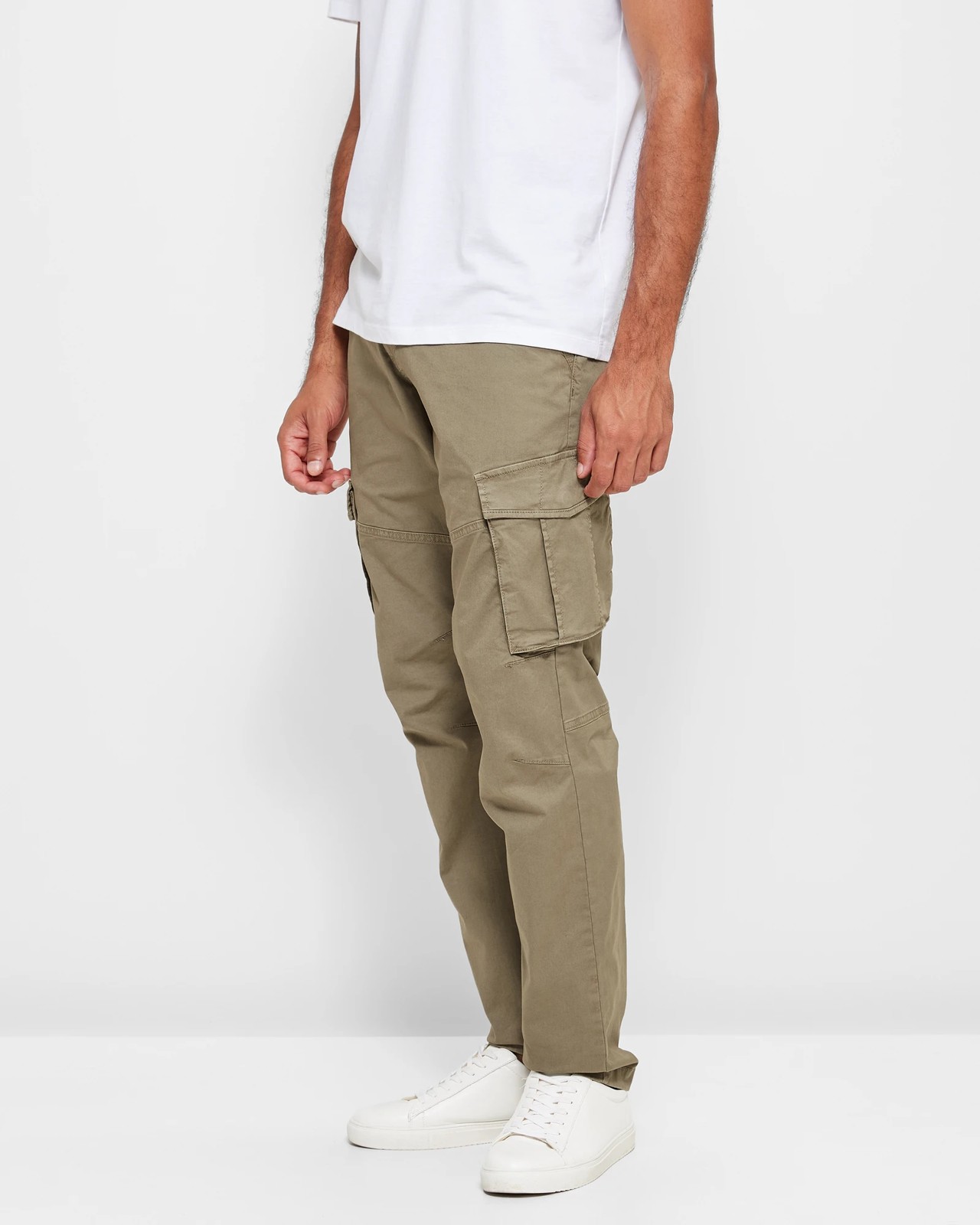 Regular Cargo Pants - Walnut