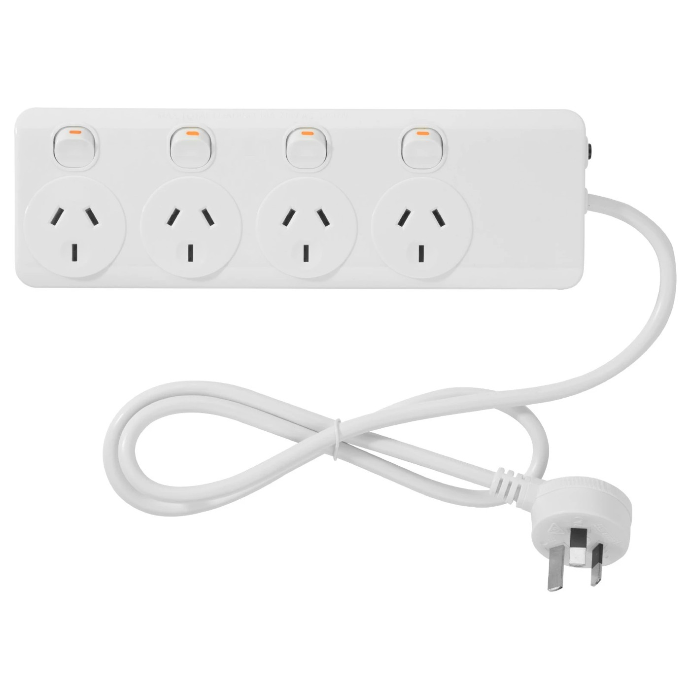 Individually Switch 4 Outlet Powerboard - Arlec 2 of 4