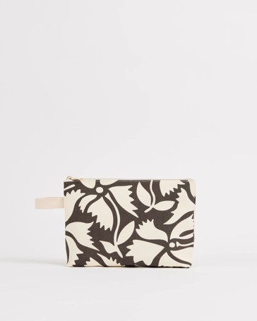 Printed Canvas Swim Bag
