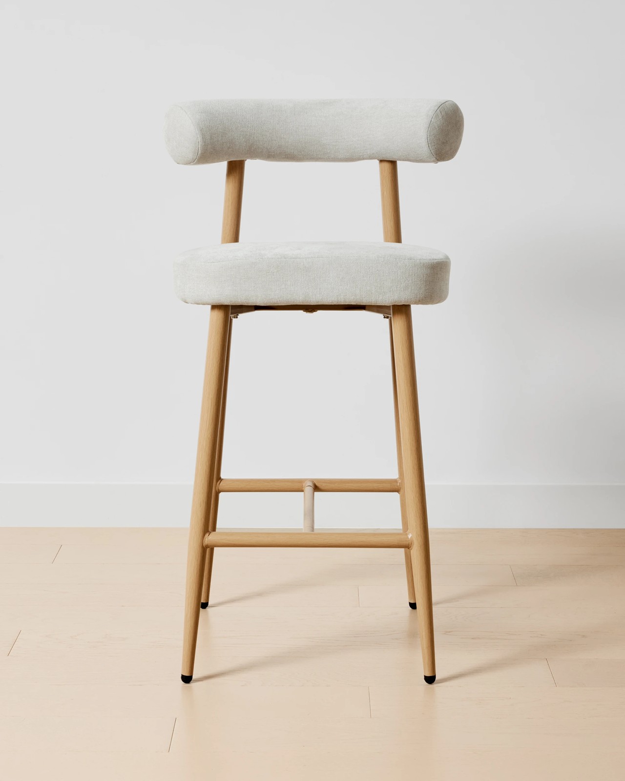 Anko Henry Upholstered Bar Stool - Grey 2 of 5