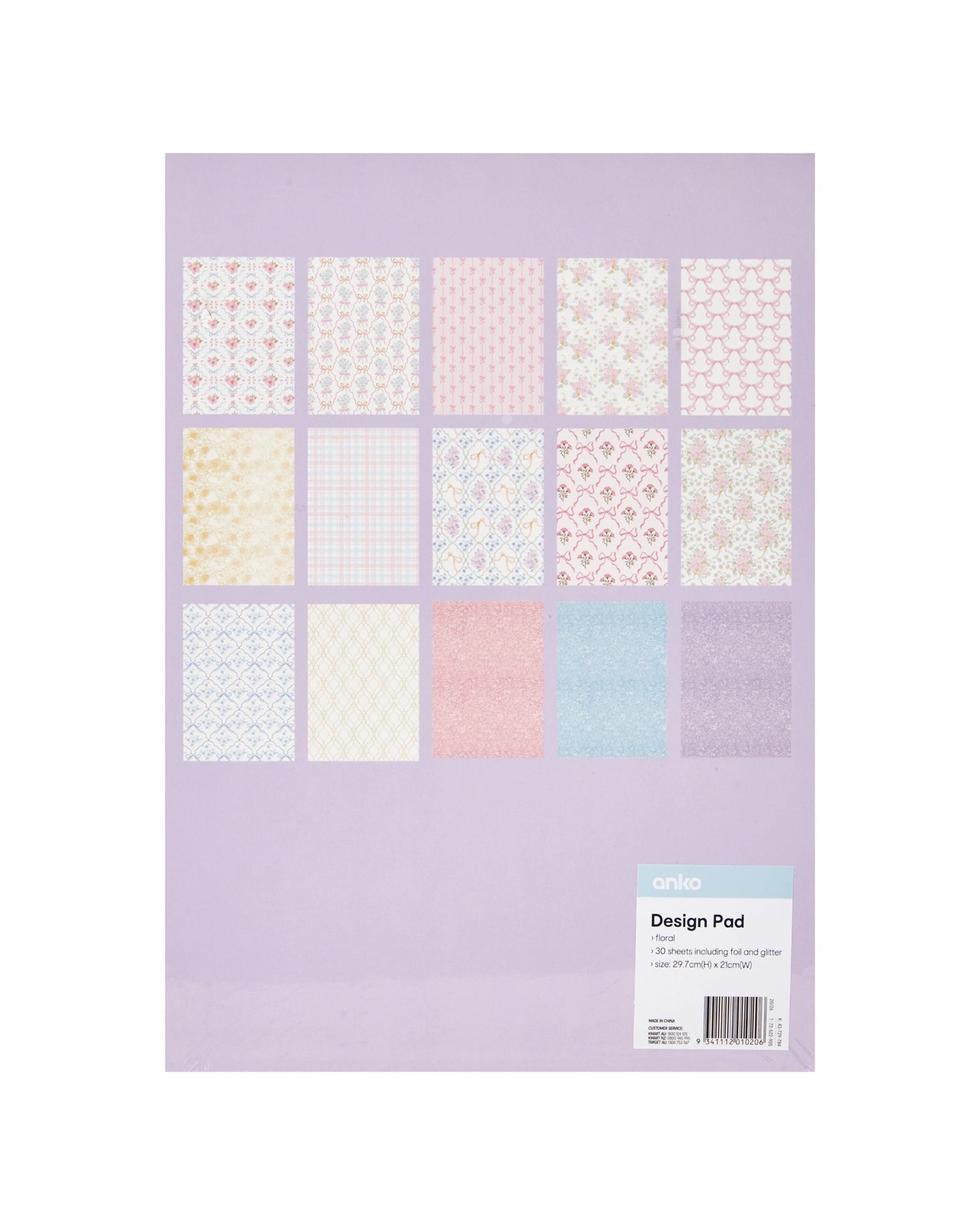 Anko Design Pad - Floral 4 of 4