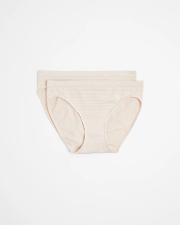 2 Pack Matte and Shine Bikini Briefs