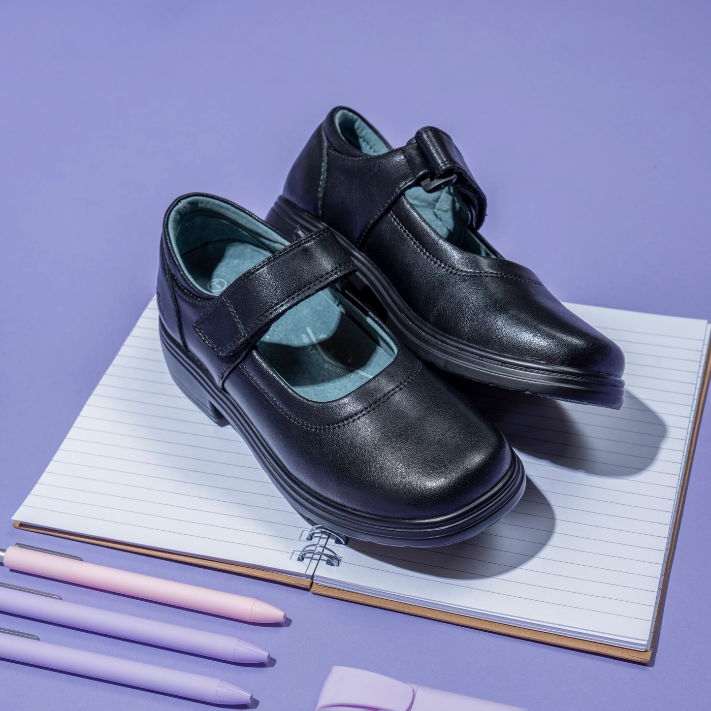 Kids Gro Shu Mary-Jane Leather School Shoes 4 of 4