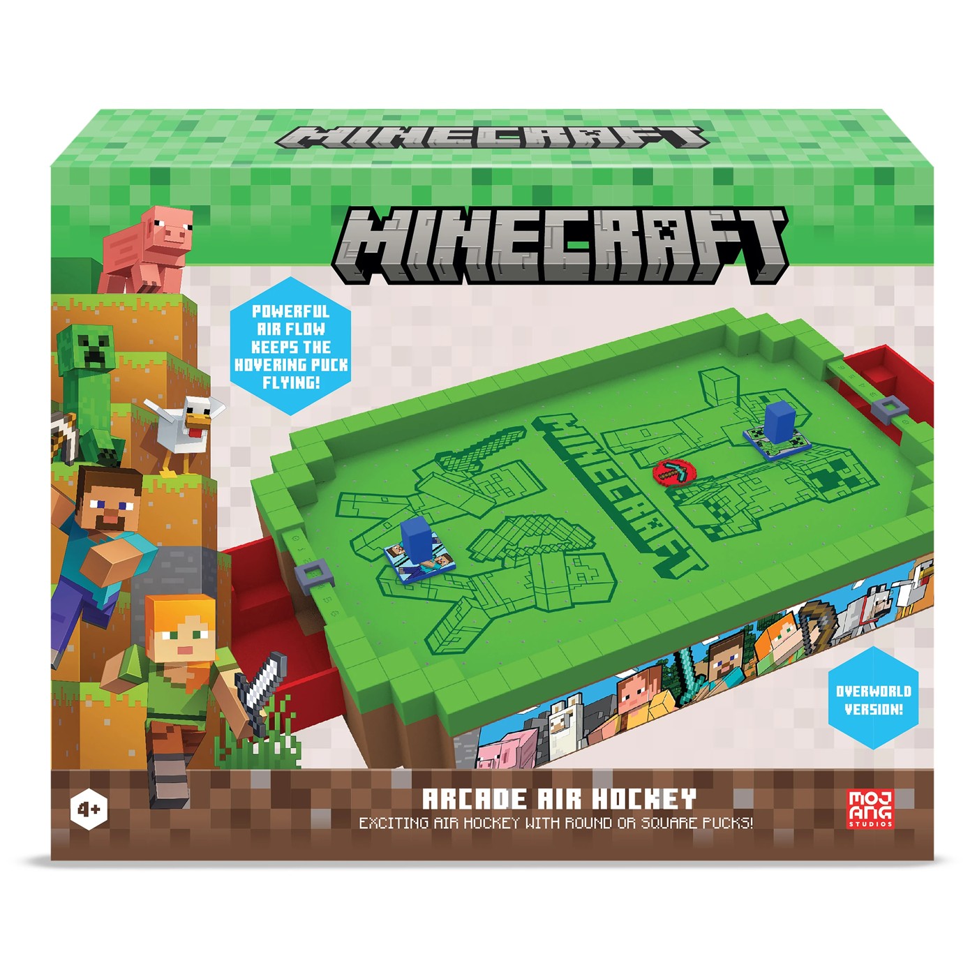 Minecraft Overworld Arcade Air Hockey 2 of 4