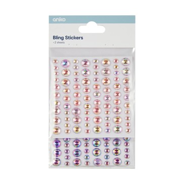 Bling Stickers, Pastel - Anko