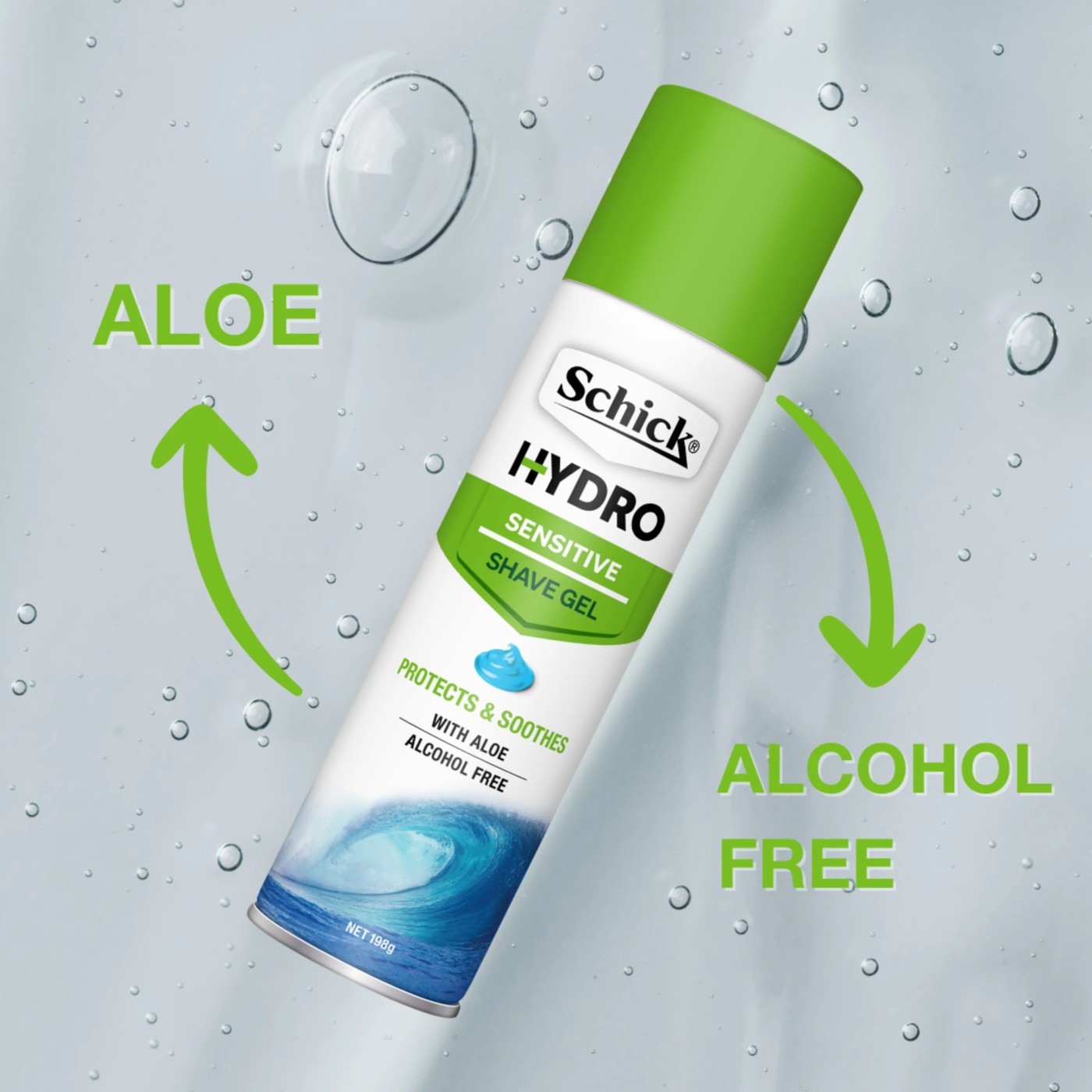 Schick Hydro Skin Sensitive Shave Gel 198g 3 of 3