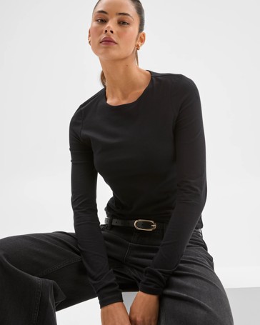 Lily Loves Australian Cotton Crew Neck Top