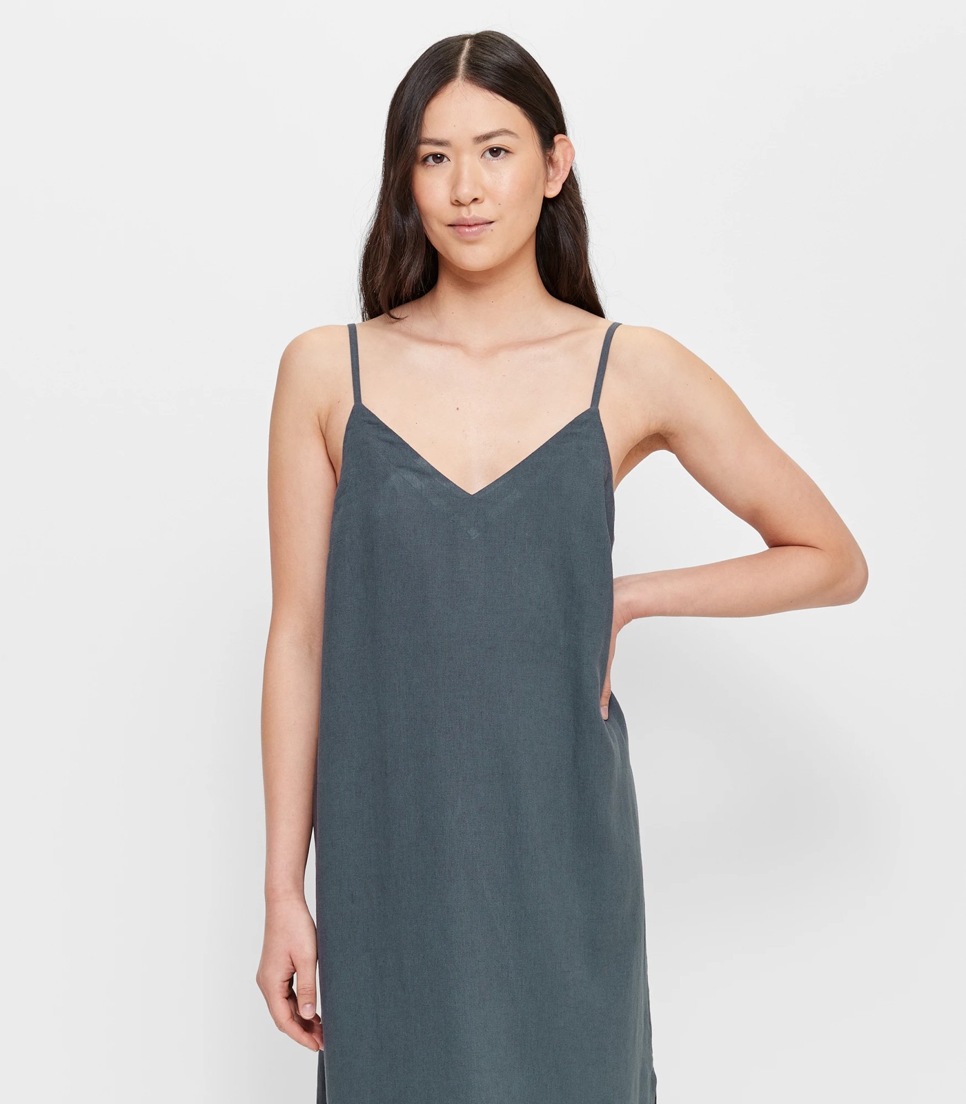 Linen Blend Sleep Cami Nightdress Target Australia