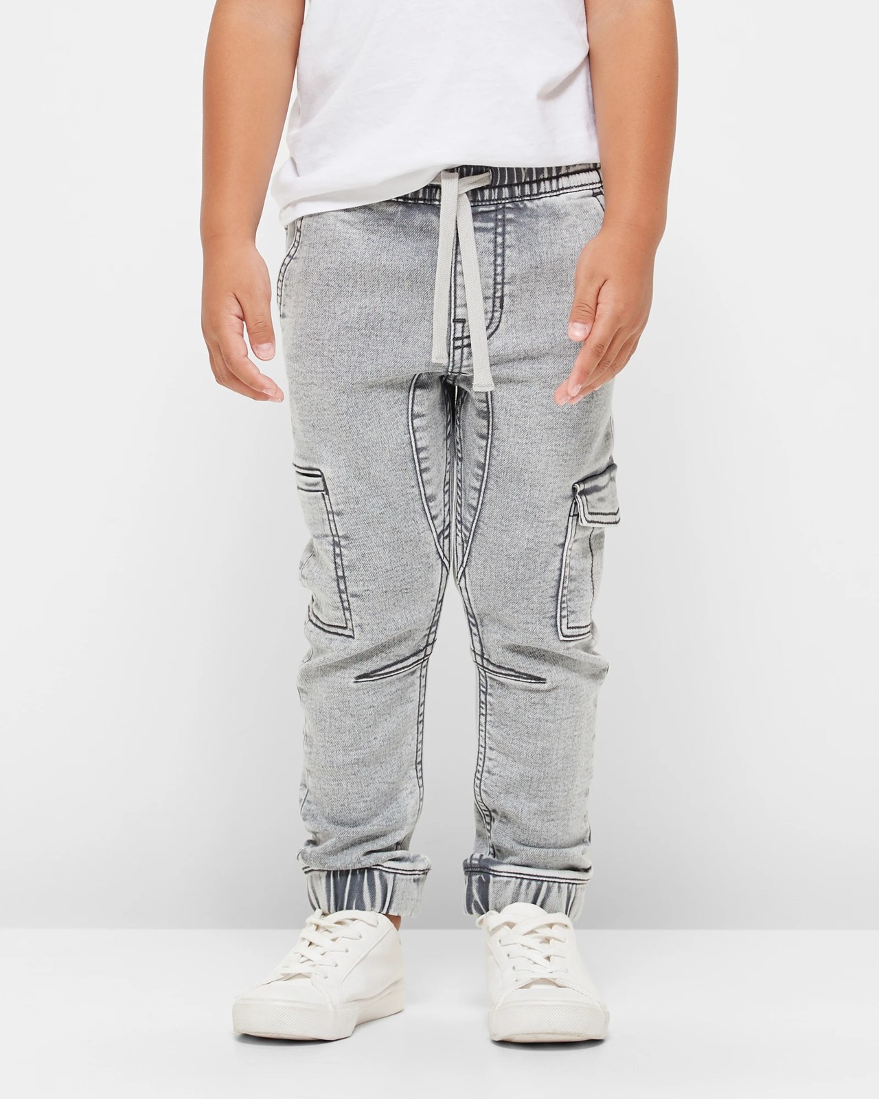 Cargo Denim Jogger Jeans