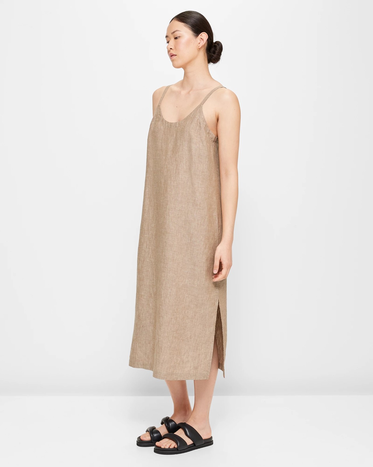 European Linen Cami Dress