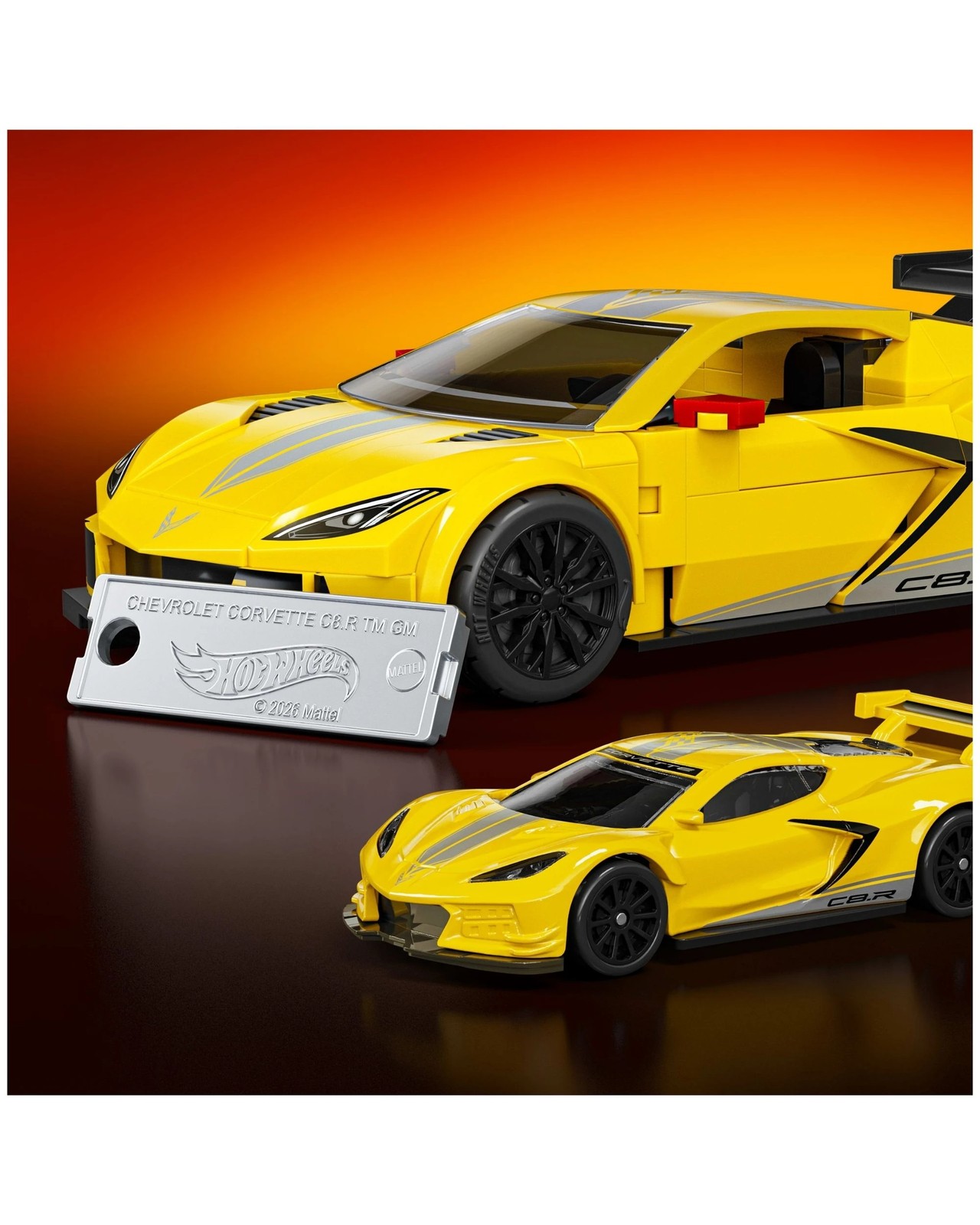 Hot Wheels ’20 Corvette C8.R Building Toy Kit 3 of 6