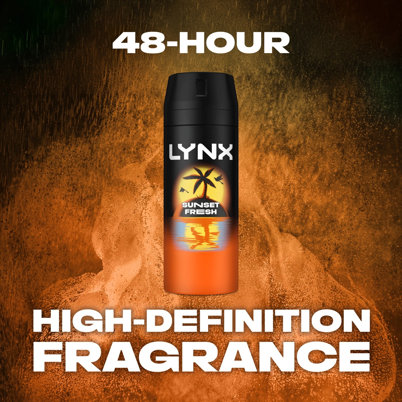 LYNX Sunset Fresh 48H Odour Protection Deodorant Bodyspray 165ml - Mango and Mandarin Scent 2 of 4