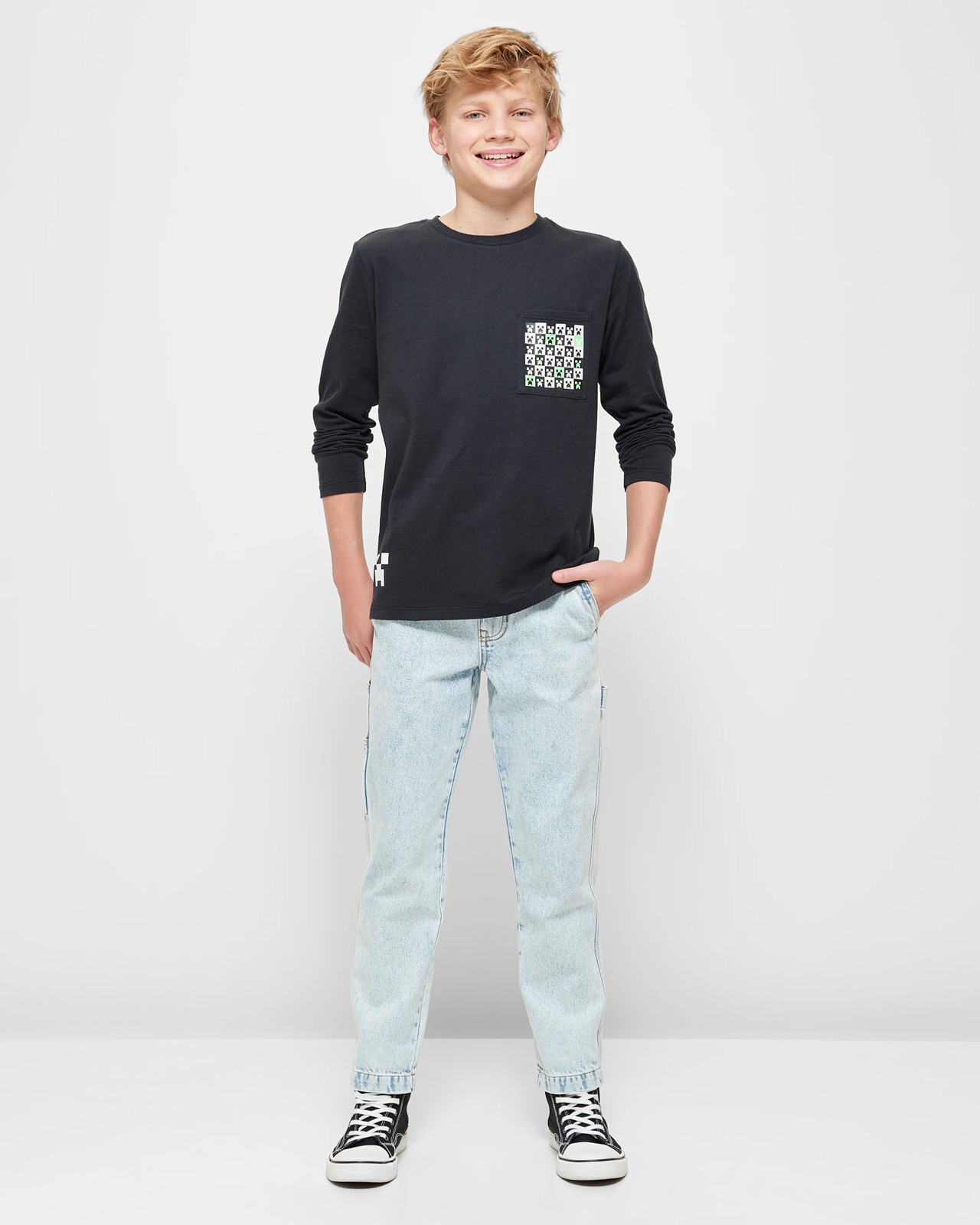 Minecraft Long Sleeve Top | Target Australia