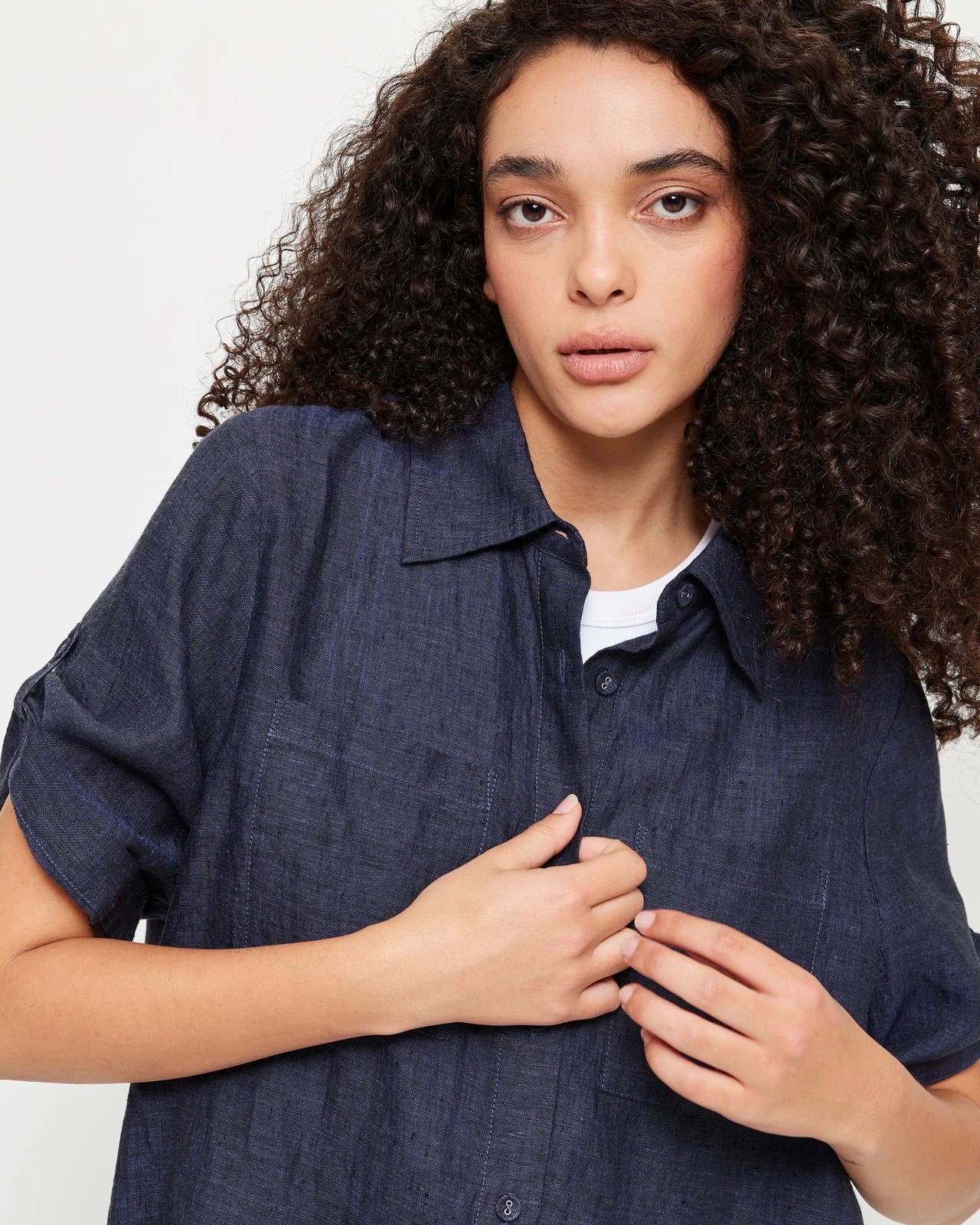 European Linen Button Down Shirt 5 of 5