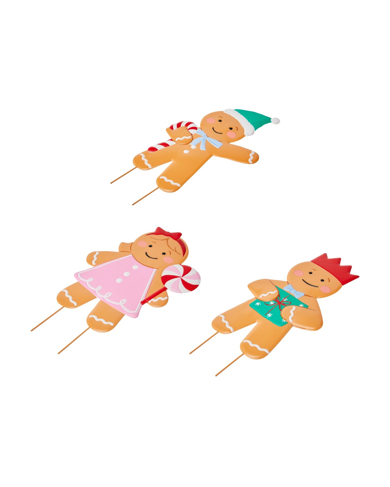 Anko Small Christmas Gingerbread Stake - Assorted 3 of 5