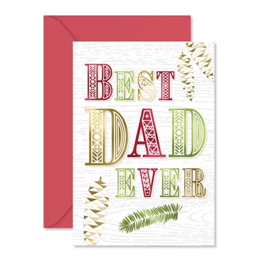 Hallmark Christmas Card - Best Dad Ever